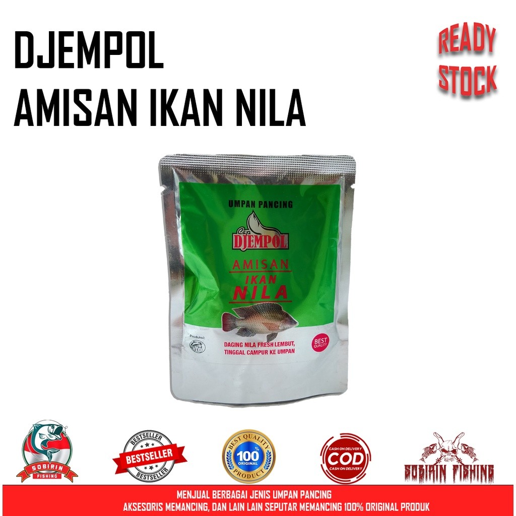 NEW  Djempol Amisan Ikan Nila - Campuran umpan Djempol Amisan daging nila fresh tR8