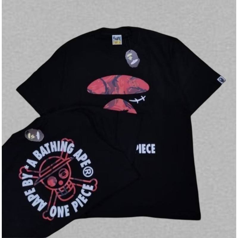 KAOS BAPE ONE PIECE T-SHIRT A BATHING AAPE ONE PIECE TSHIRT DISTRO PREMIUM UNISEX