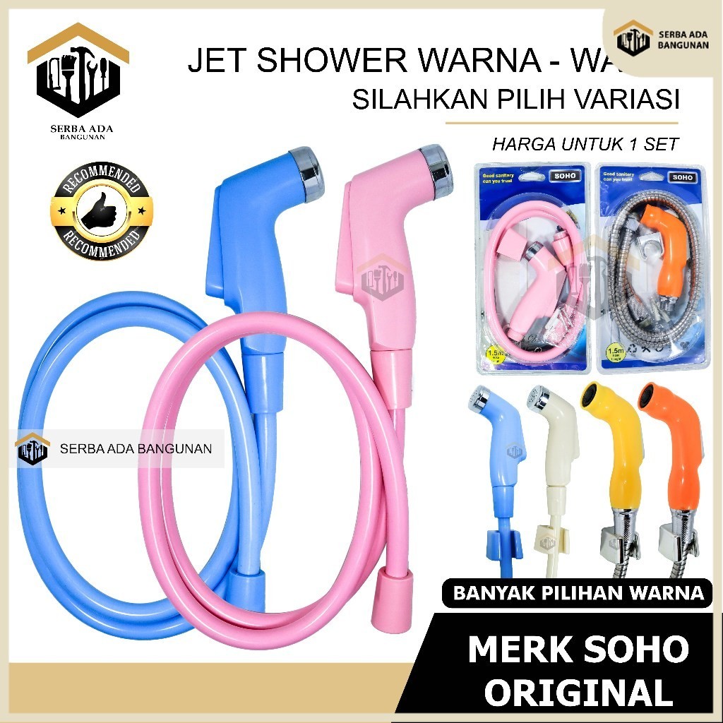 SAB Jet Shower Toilet Wc Cebok Closet Kloset Sower Semprotan Bidet / Toilet Jet Shower Cebok WC Puti