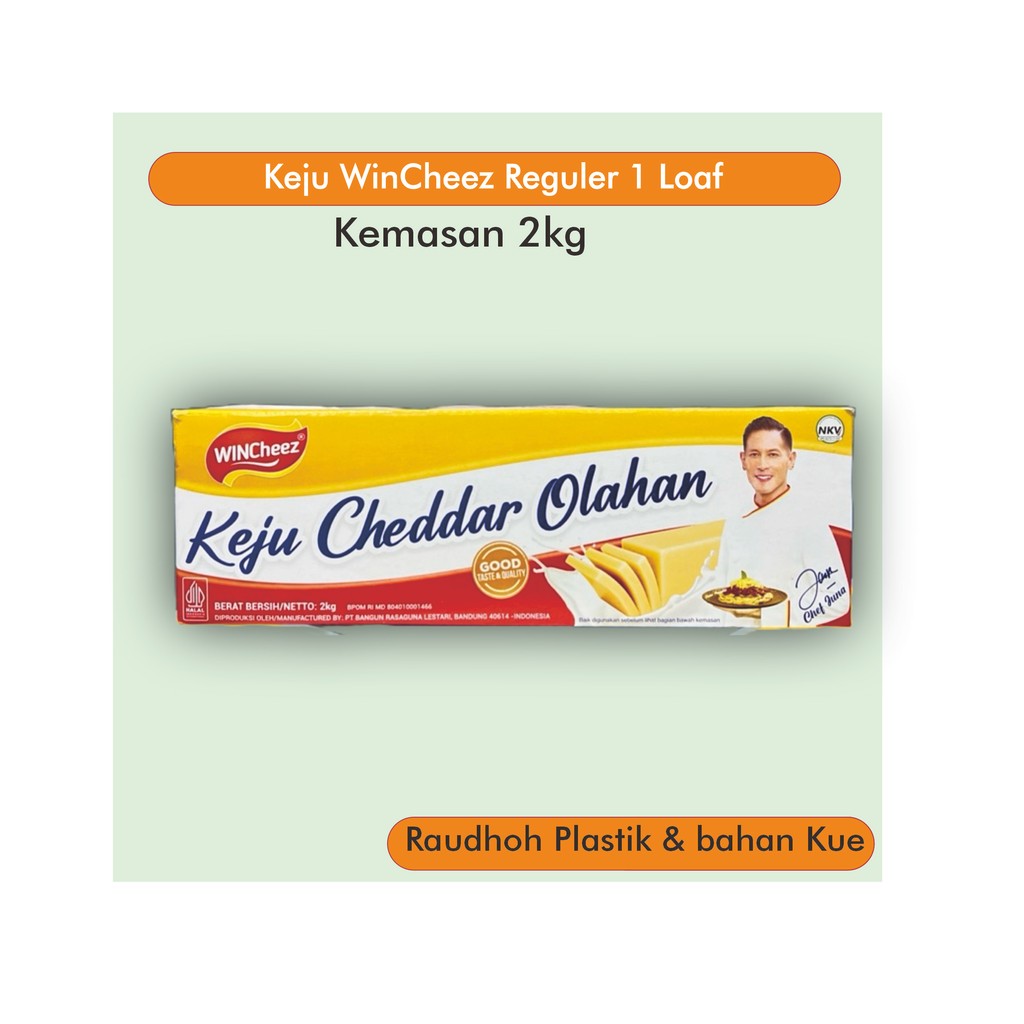 

Keju Wincheez Regular 2kg Rasa Gurih Parut Mudah