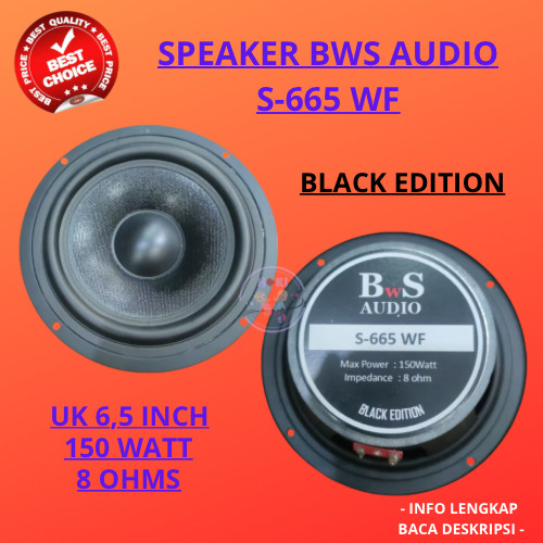 Speaker 6,5 inch BwS Audio 150watt / Speaker 6,5 inch / speaker 6 1/2