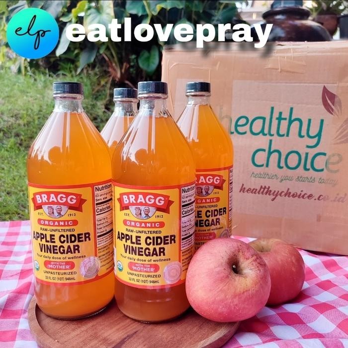 

Bragg Apple Cider Vinegar 946 ml / 32 oz / Cuka Apel / Original BPOM - BRAGG 946 ML