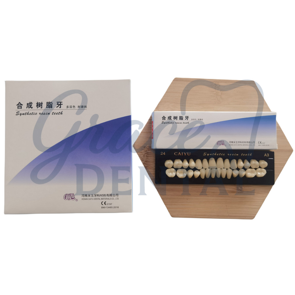 Gigi Palsu Caiyu Full Set Atas Bawah