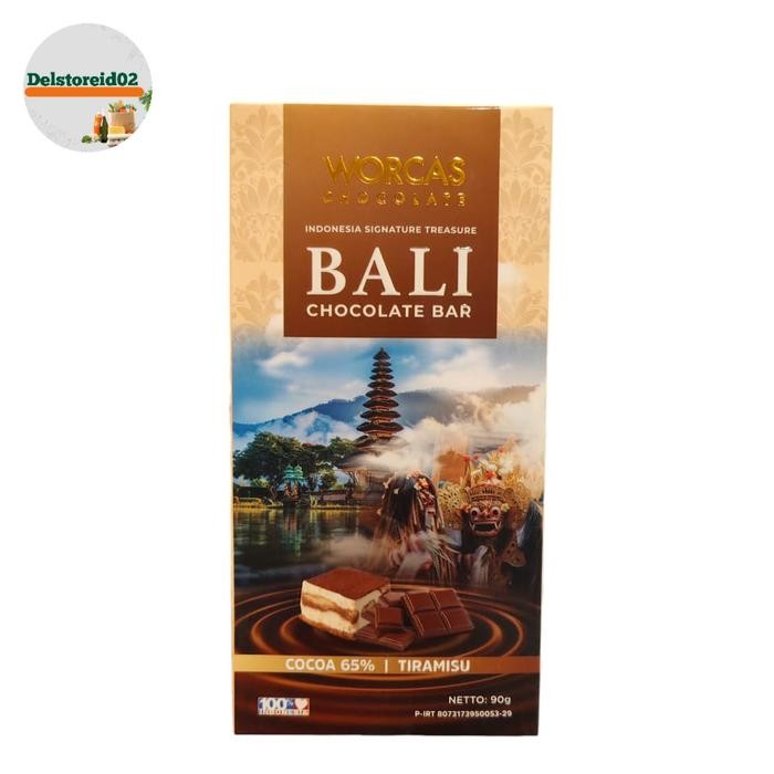 

Worcas chocolate bali bali chocolate bali cocoa 65% tiramisu 90 gram