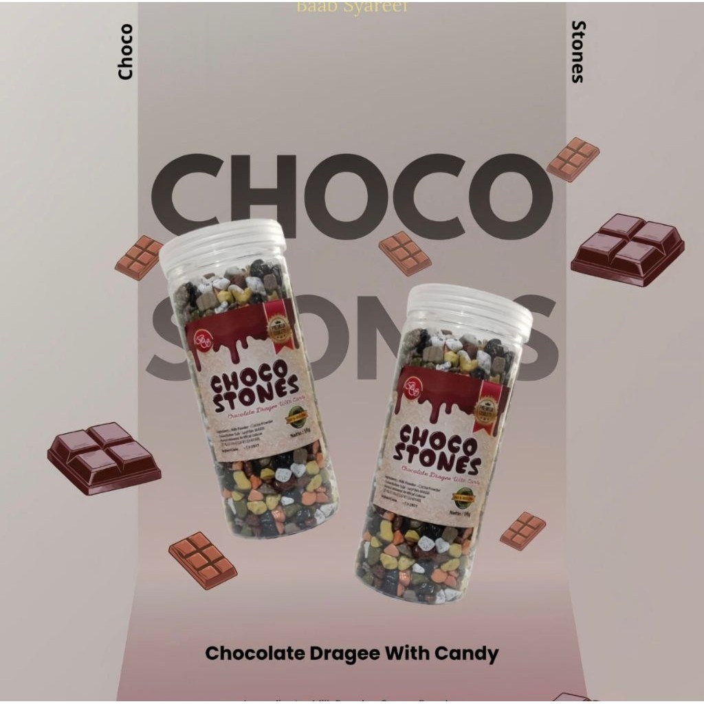 

Coklat kerikil turki 1kg choco stone coklat batu oleh oleh haji