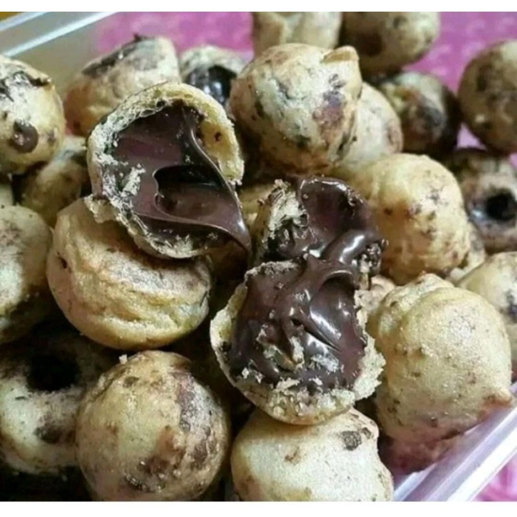 

Soes Kering Coklat / Kue Sus Kering Isi Coklat 500 Gram