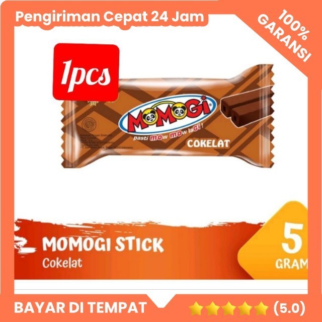 

MOMOGI STICK COKLAT SNACK 6/5gr makanan ringan jajanan murah