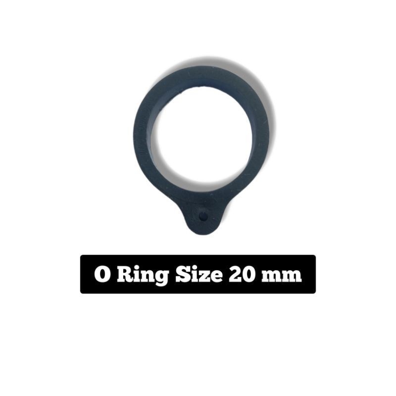 

Lanyard Karet Rubber O Ring 20 MM hitam Aksesoris