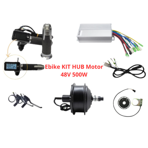 Dinamo Ebike KIT 48V 500W Motor Conversion Kit Multi Gear Rear Cassette