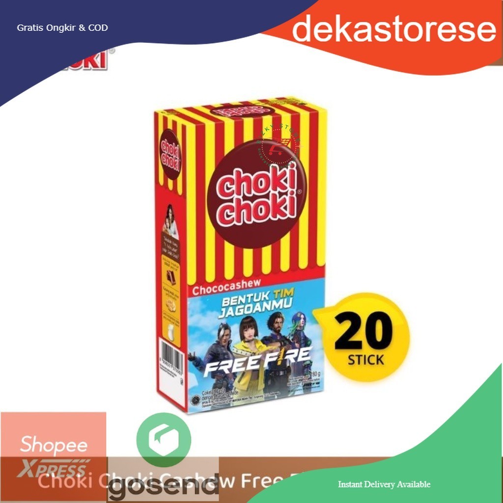 

Choki Choki coklat chasew 1 box isi 20 stik edisi Terbaru