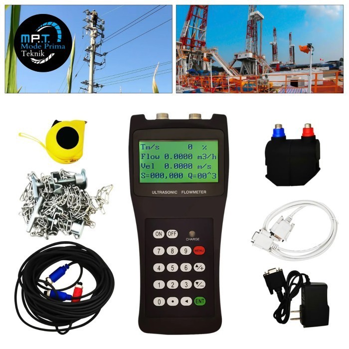 Ultrasonic Flow Meter 50-700mm TDS100H M2 Portable TDS-100H Water