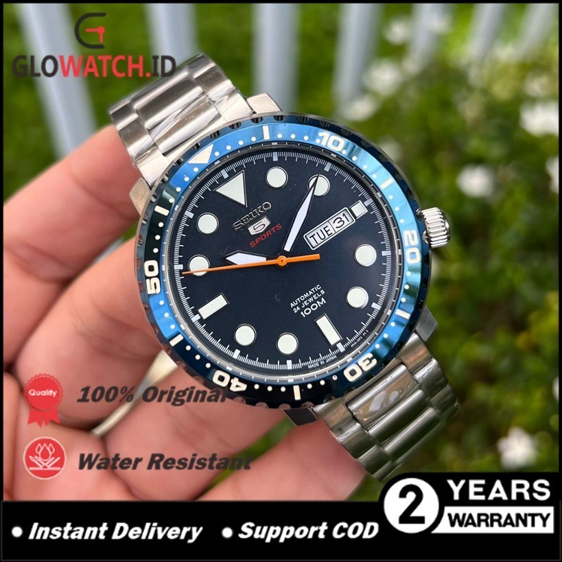 Jam Tangan Pria Seiko 5 Sport SRPC63K1 Bottle Cap Automatic Original (Garansi 2 tahun) / Support COD