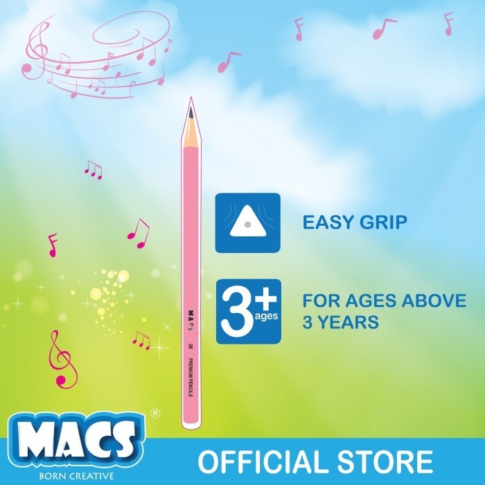 

promo ✨ -Macs 2B pensil hitam Premium segita - AKIRA