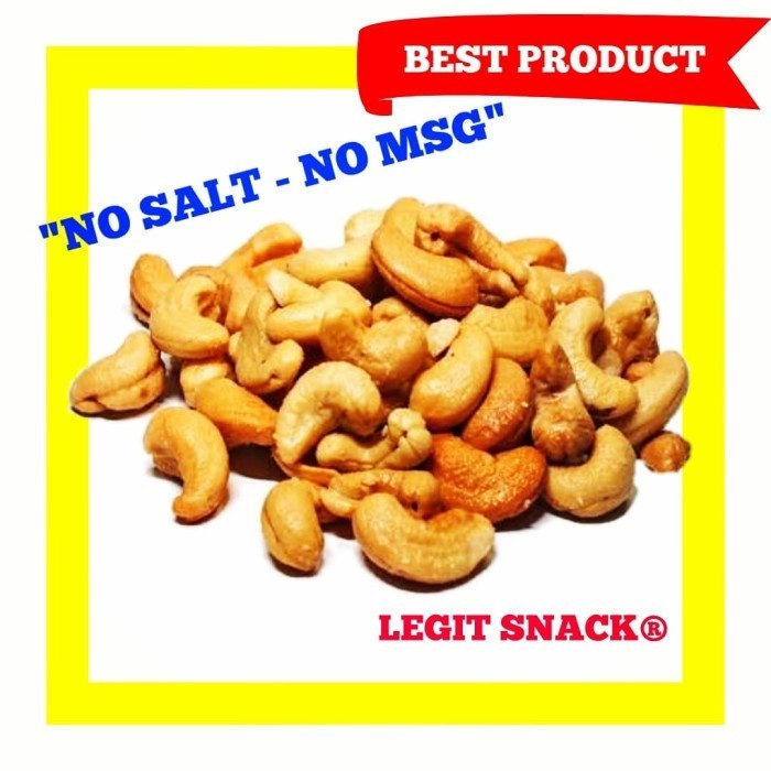 

KACANG MEDE ORIGINAL OVEN / KACANG METE PANGGANG ROASTED PLAIN 500 GR