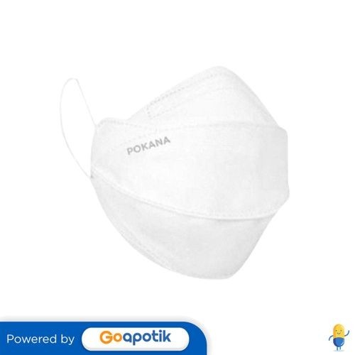 Pokana Duckbill Medical Mask Color Series Pure White Pack 2 Pcs