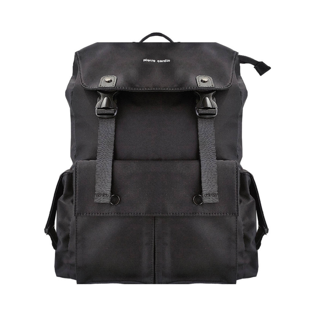 Pierre Cardin Tas Ransel Backpack Casual Sporty Kerja 9112830401BLACK