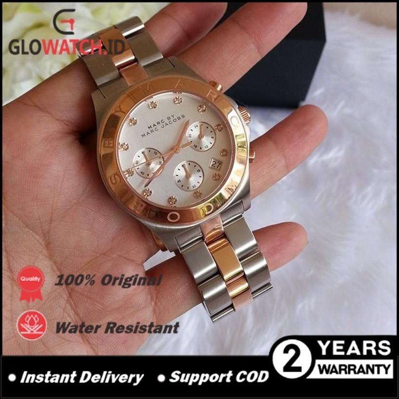 [Promo] Jam Tangan Wanita Marc Jacobs MBM 3178 / MBM3178 Original (Garansi 2 tahun) / Support COD [1