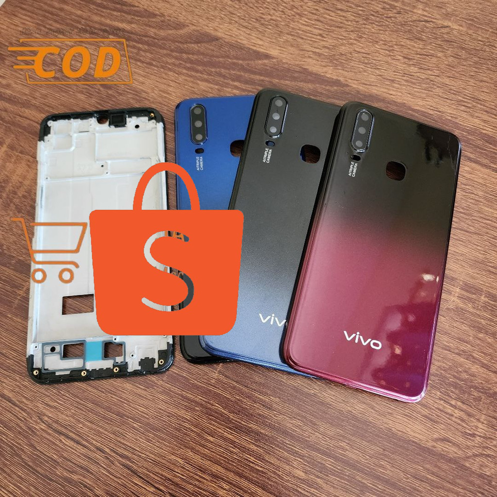 VIVO Y17 - Backdoor Tutup Belakang Hp Vivo 1902 V1901A V1901 1901 Bekdor Back Cover Casing Kesing