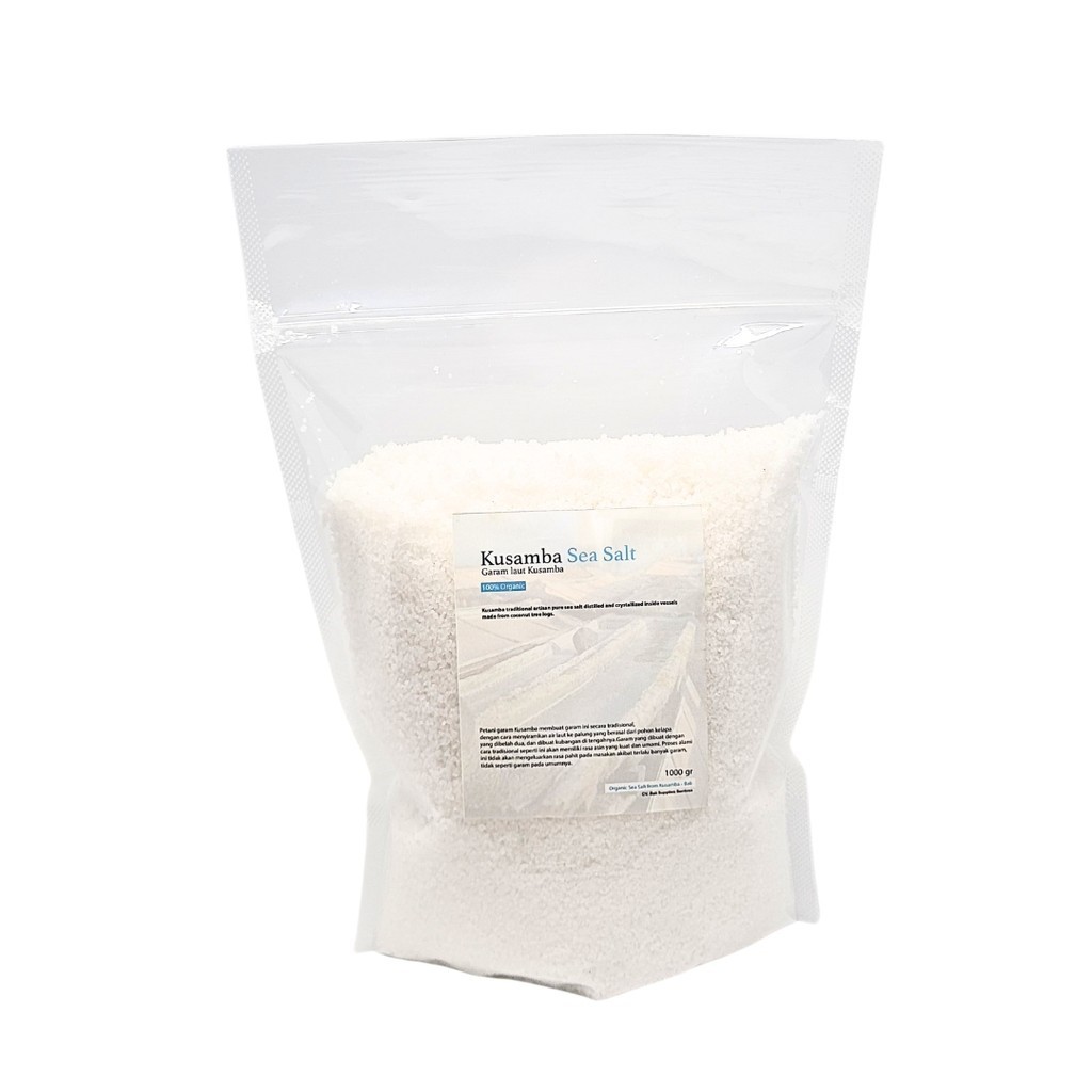 

Garam Natural Kusamba 1kg Natural Sea Salt