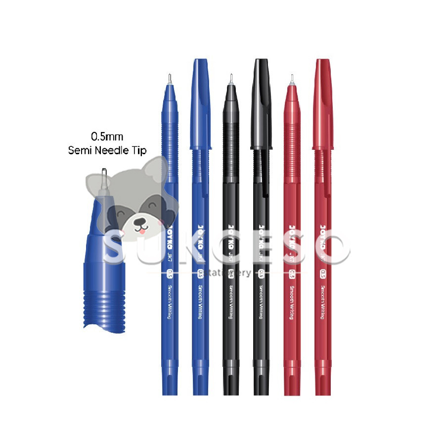 

Joyko Ball Pen JK-7 LUSINAN Pulpen Pena 0.5mm