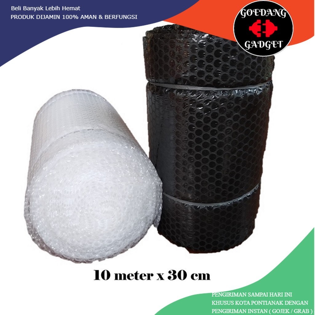 

(CEK WARNA) 10M X 30CM Bubblewrap 10 meter x 30 cm Bubble Wrap Plastik Bublewrap Packing Bubble