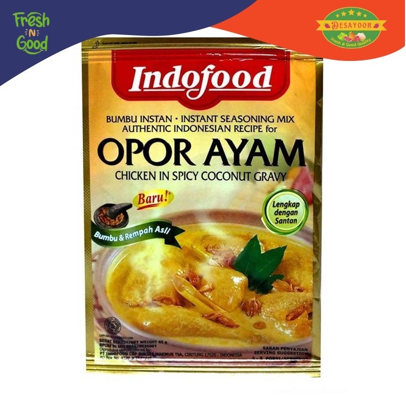

DE SAYOOR FRESH - INDOFOOD BUMBU INSTAN 45 GR