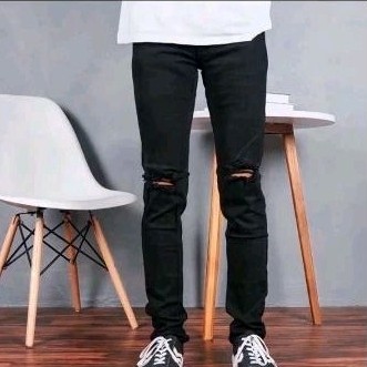Celana jeans sobek pria yg paling kekinian- CELANA JEANS SOBEK RIPPED VARIASI SOBEK LUTUT/JEANS RIPP