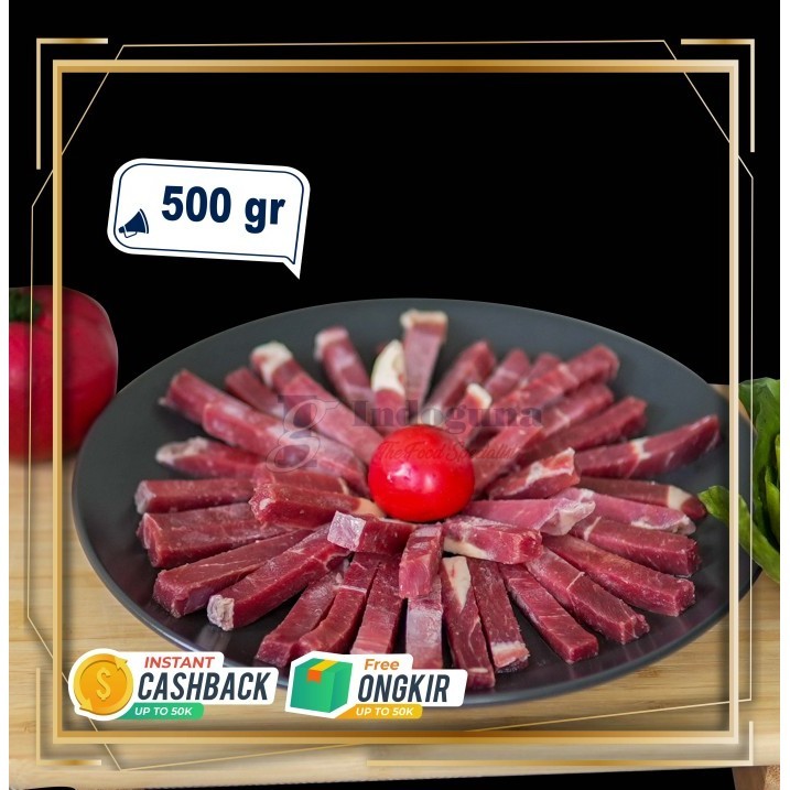 

Daging Sapi untuk Tumis / Capcay - 500gr