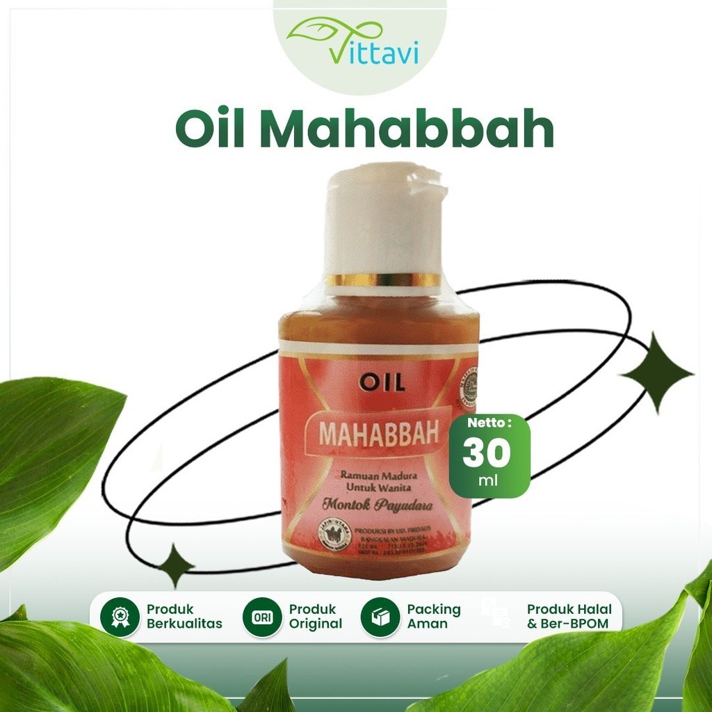 ☘️Vittavi☘️ Minyak Pembesar Payudara Oil Mahabbah Galian Montok Pengencang Jamu Ramuan Madura Asli A