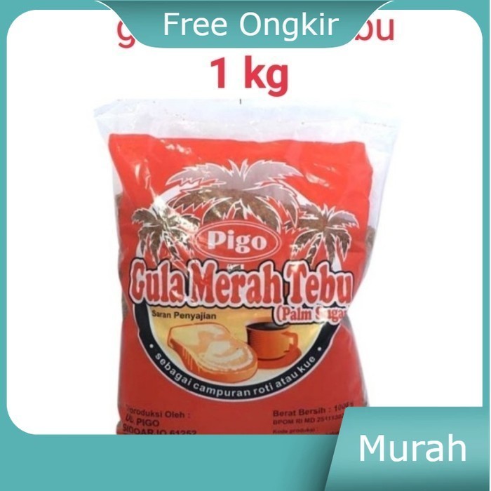 

gula semut merah tebu palm suiker pigo 1kg
