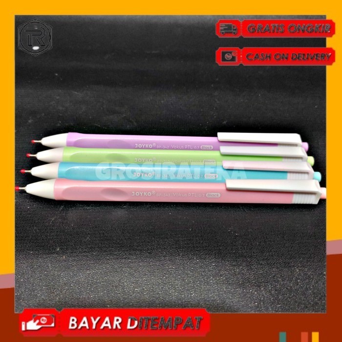 

BALLPOINT, BOLPOIN, PULPEN, BOLPEN BP-342 HITAM JOYKO