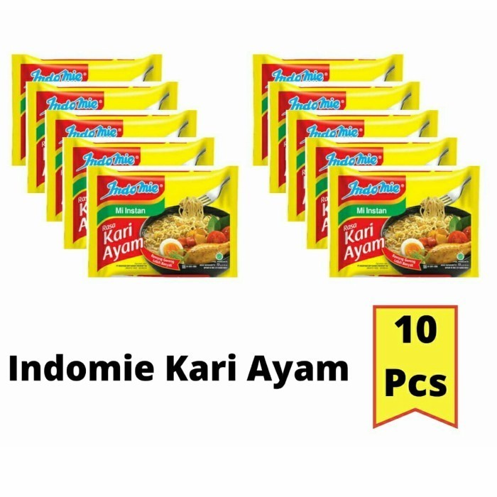 

Indomie kari ayam per 10 pcs