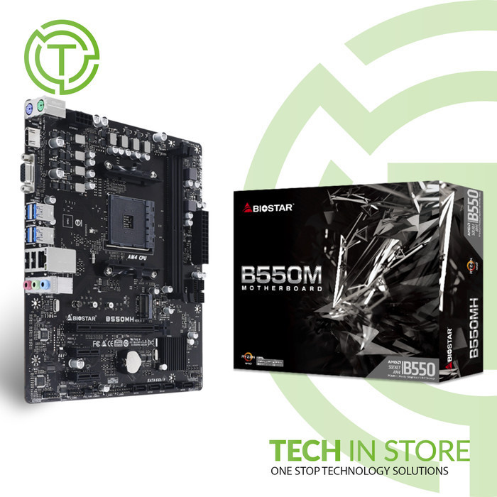 Motherboard AMD BIOSTAR B550MH single chip architecture 2-DIMM DDR4