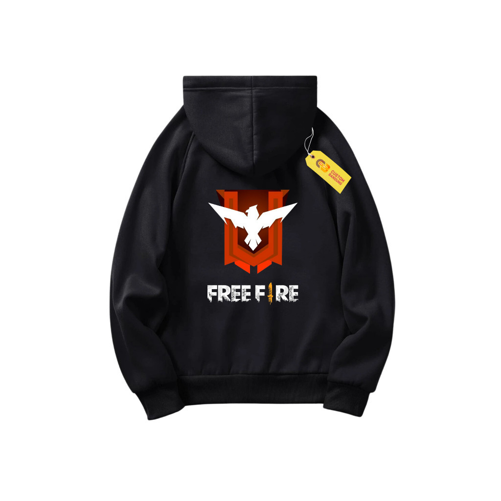 Jaket Hoodie Anak FF Free Fire Sweater Anak FF Free Fire Jaket usia 2-13 tahun Hoodie Anak Laki-laki