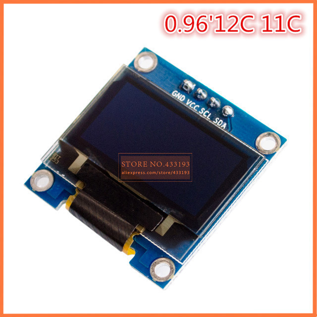 New 1x  white 128X64 OLED LCD 0.96" I2C IIC SPI Serial new original