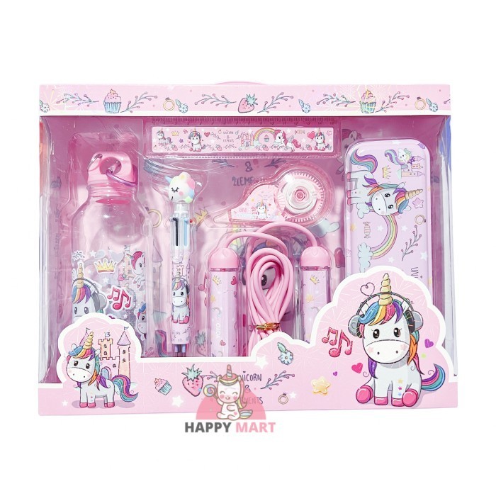 

NEW ! BEST SELLER Kotak pensil little pony set botol v2 - Unicorn, Packing bubble