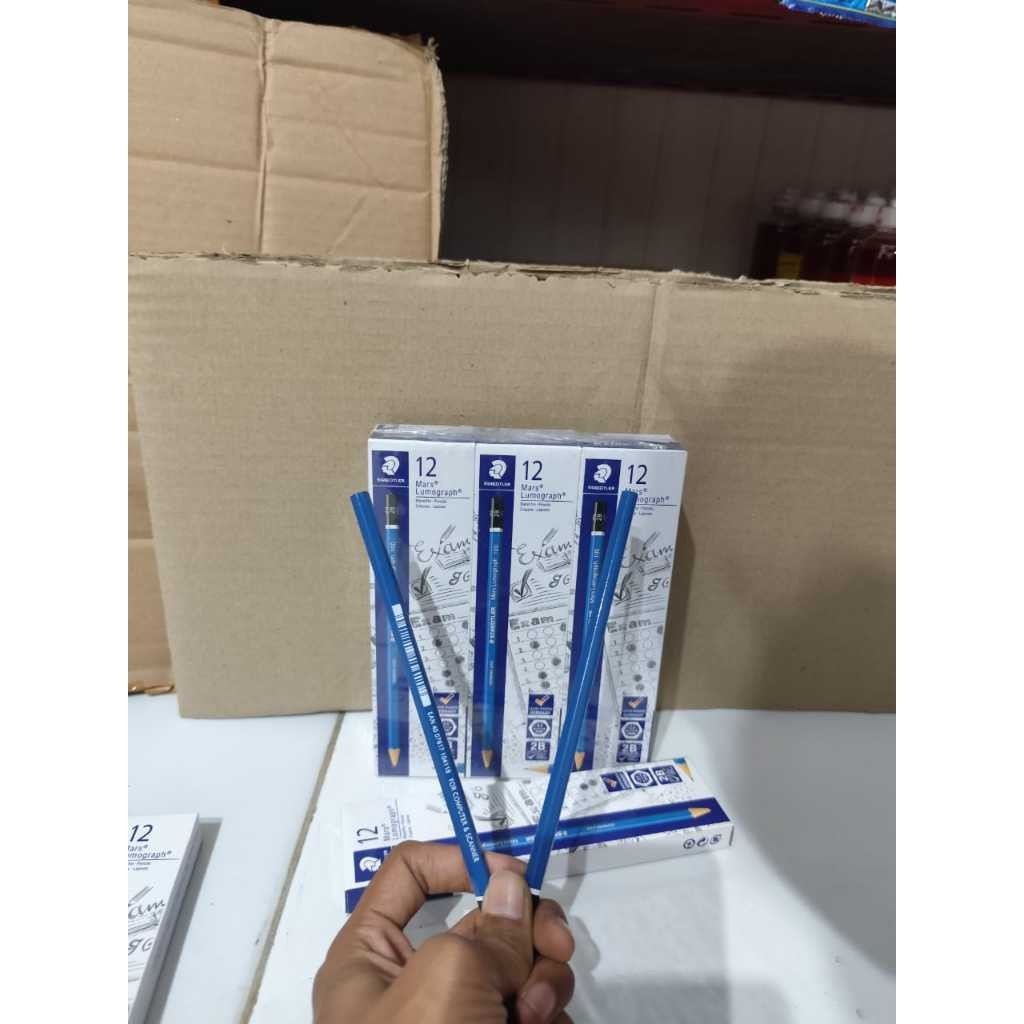 

[GROSIR] 6 PACK Pensil 2B Staedtler Mars Lumograph 6 Pack (72 pcs)
