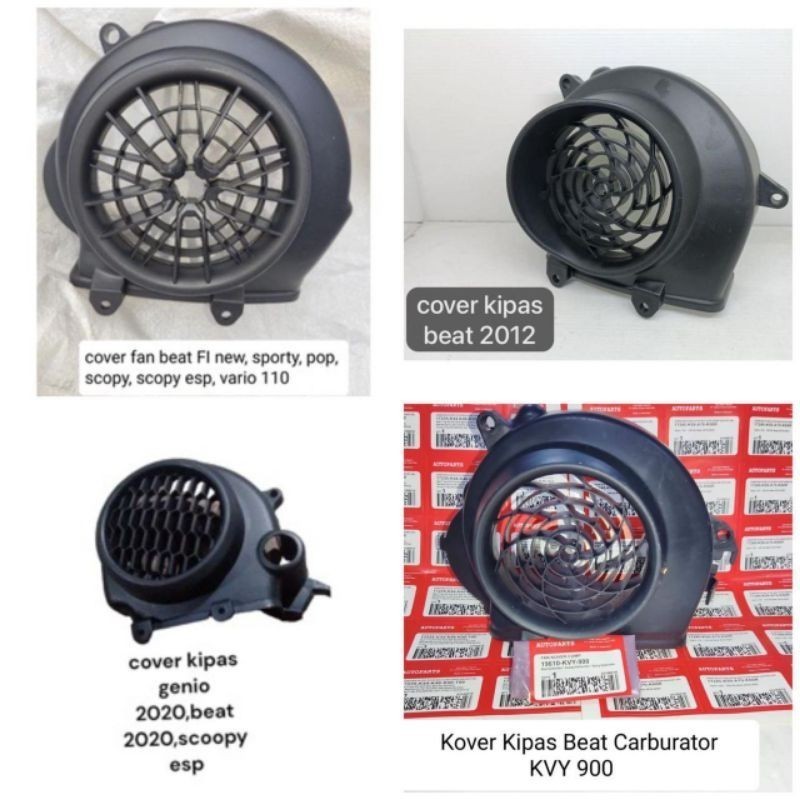 [ DELSER MOTOR ] TERLARIS COVER KIPAS BEAT 2012 2013 2014 2015 TUTUP KIPAS BEAT FI KARBU F1 CARBU ES