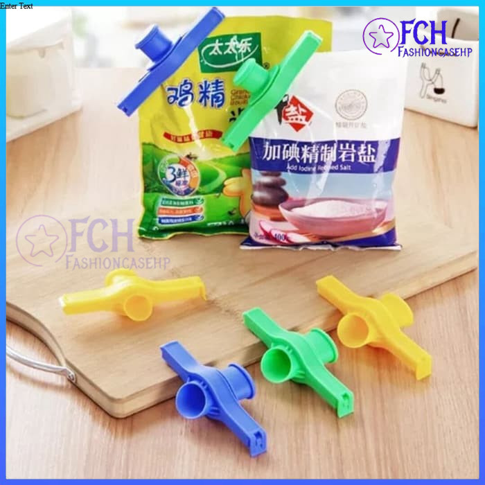 

FCH Klip Segel Plastik Penutup Makanan / Clip Penjepit Kemasan Snack Serbaguna / Klip Snack Makanan Bumbu / Sealing Clip