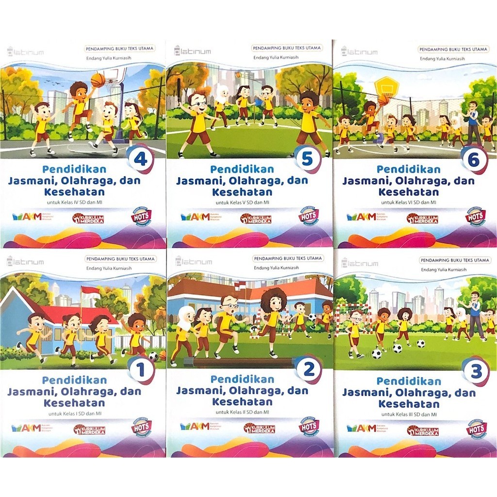 Platinum Buku PJOK Kelas 1 2 3 4 5 6 SD/MI Kurikulum Merdeka Penerbit Tiga Serangkai