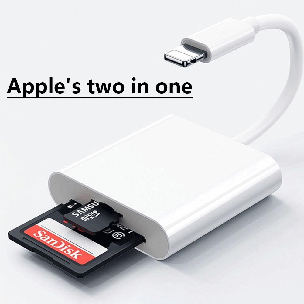 OTG 2 in 1 Type-C Micro SD/TF Card Reader Data Reader Cable Card Reader Adaptor Laptop Data Transfer