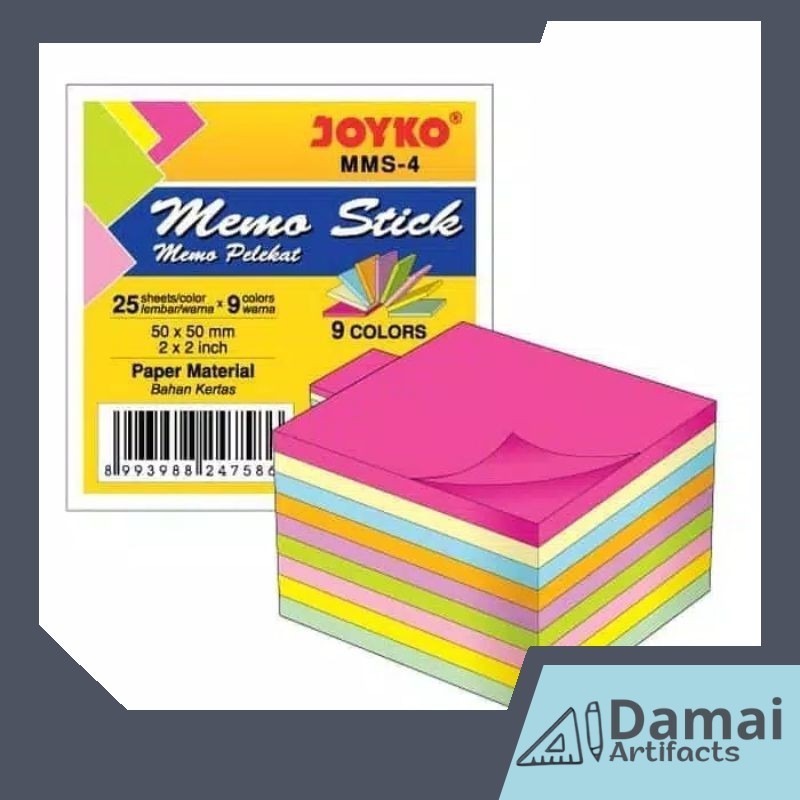 

Sticky Note JOYKO 50X50mm MMS-4 225lbr