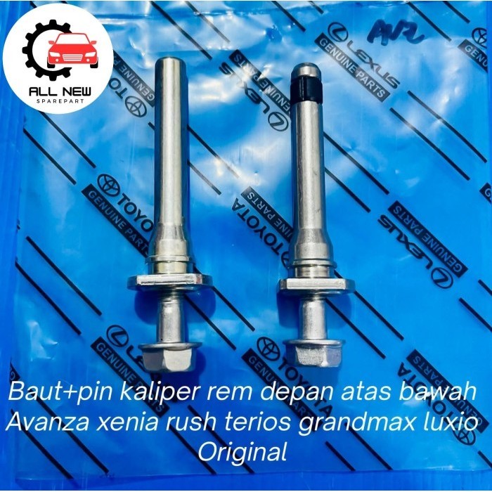 BAUT PIN KALIPER REM DEPAN ATAS BAWAH TOYOTA AVANZA XENIA RUSH TERIOS