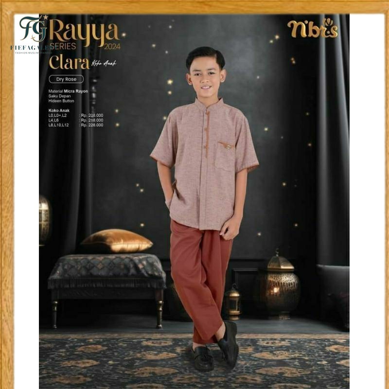 (Fg)NIBRAS Sale Sarimbit/ Sarimbit Nibras Clara Koko Anak Terbaru NIBRAS Original/Kualitas Premium/k