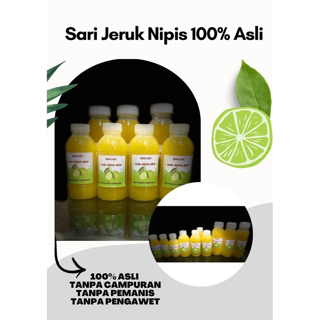 

Perasan Jeruk Nipis 100% Murni / Sari Jeruk Nipis / Original / S B