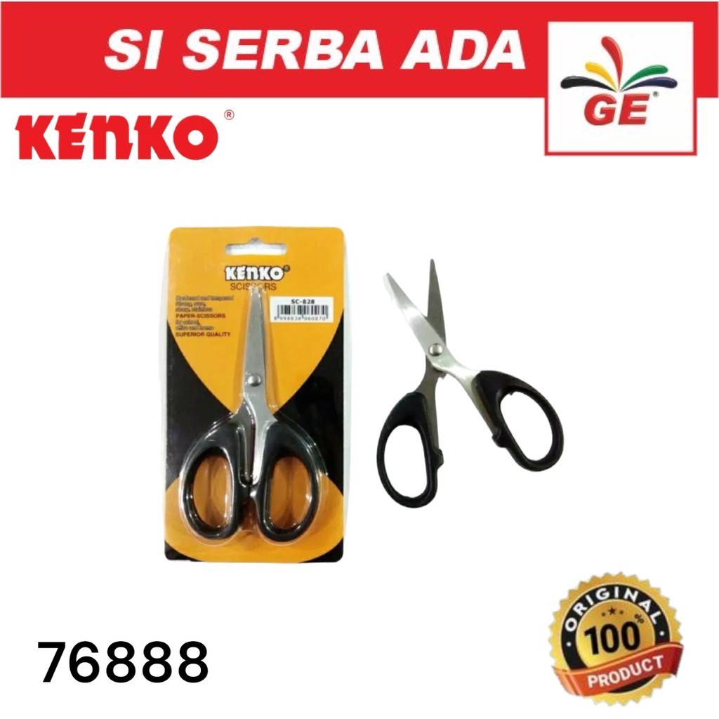 

KENKO Gunting Stainless Warna Hitam SC 828 76888