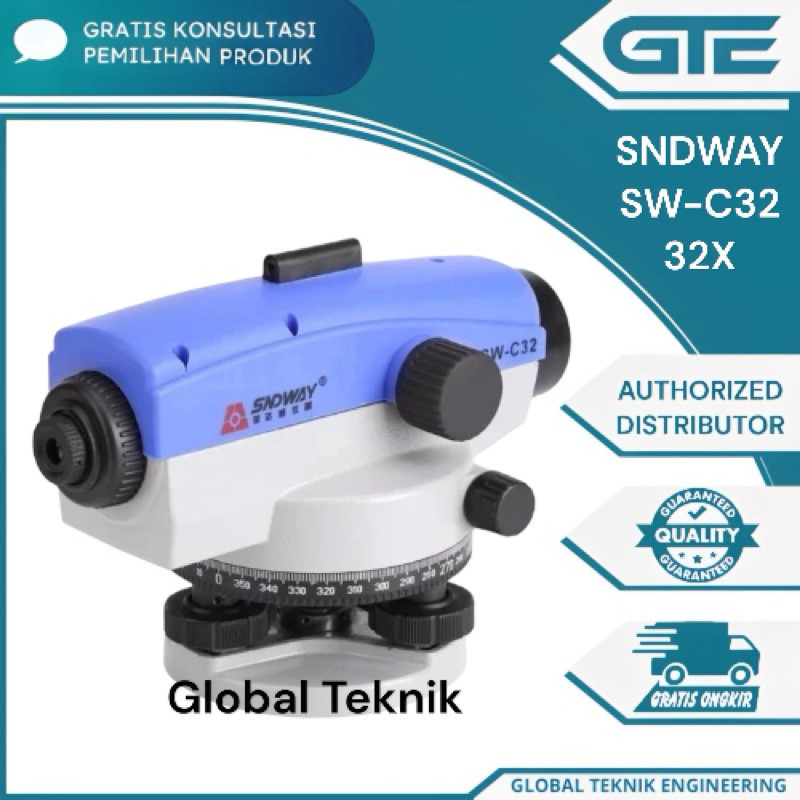 SNDWAY SW-C32 32X SNDWAY Optical Laser Level Accurate Levelling Tool Optical