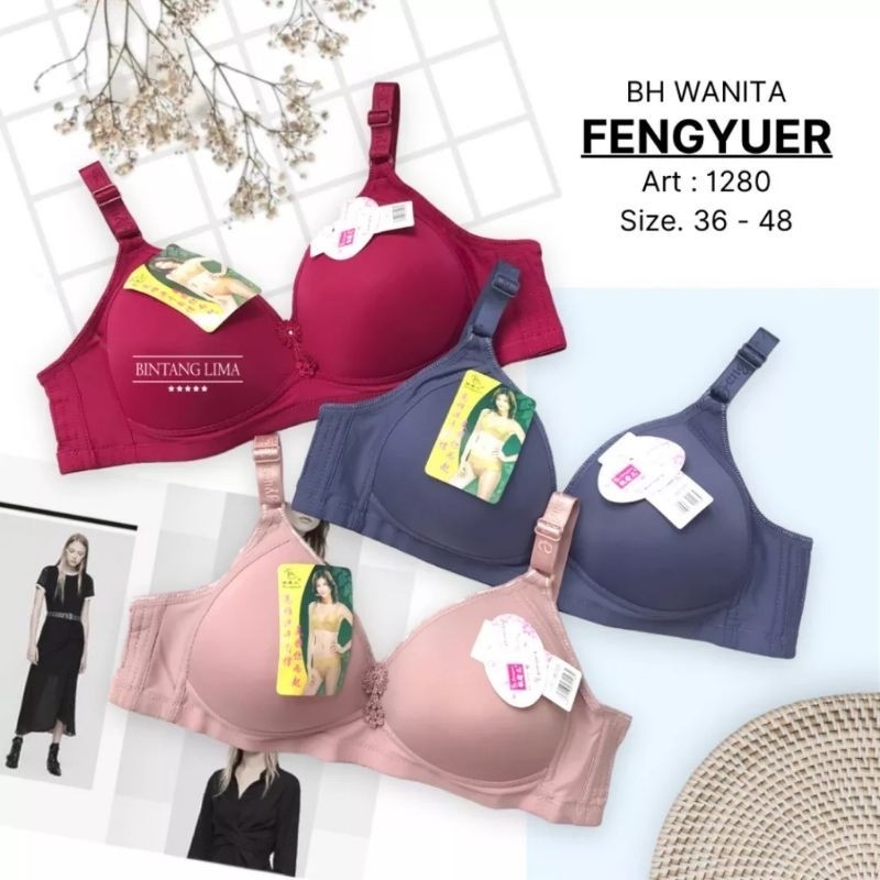 3 PCS | Bh Bra Jupe Original Bh Cup Besar Kait 3 Bh Wanita Fengyuer/ Twinery Bh Jumbo 128 / 1138c