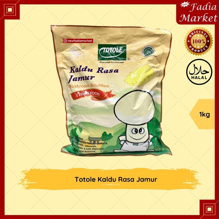 

Totole Kaldu Bumbu Masak Rasa Jamur (Mokucing) 1kg