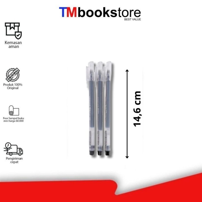 

BALLPEN GEL KE-303 T-GEL BLACK KENKO